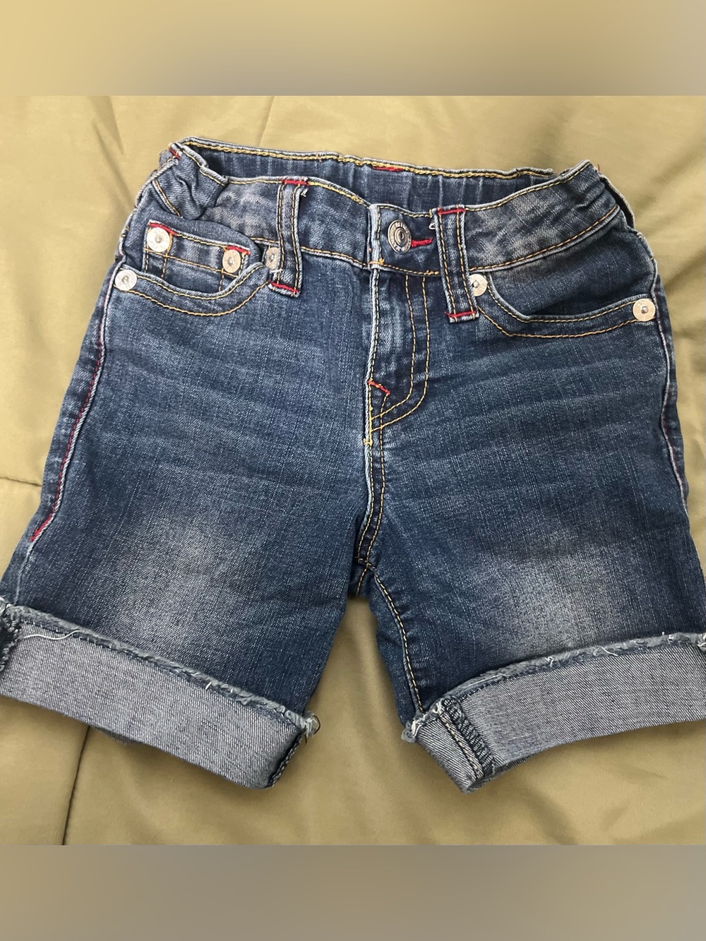 Toddler boys True Religion denim stretch shorts 5T